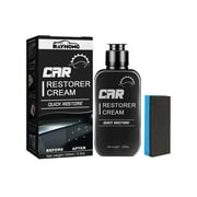 Gloss Dressing for Floor Mats, Gloss Dressing for Detailing, Gloss Dressing - Plastic, Plastic Restorer for Cars Ceramic Plastic Coating, Car Interior Cleaner - Restore Faded Plastics (2pc)